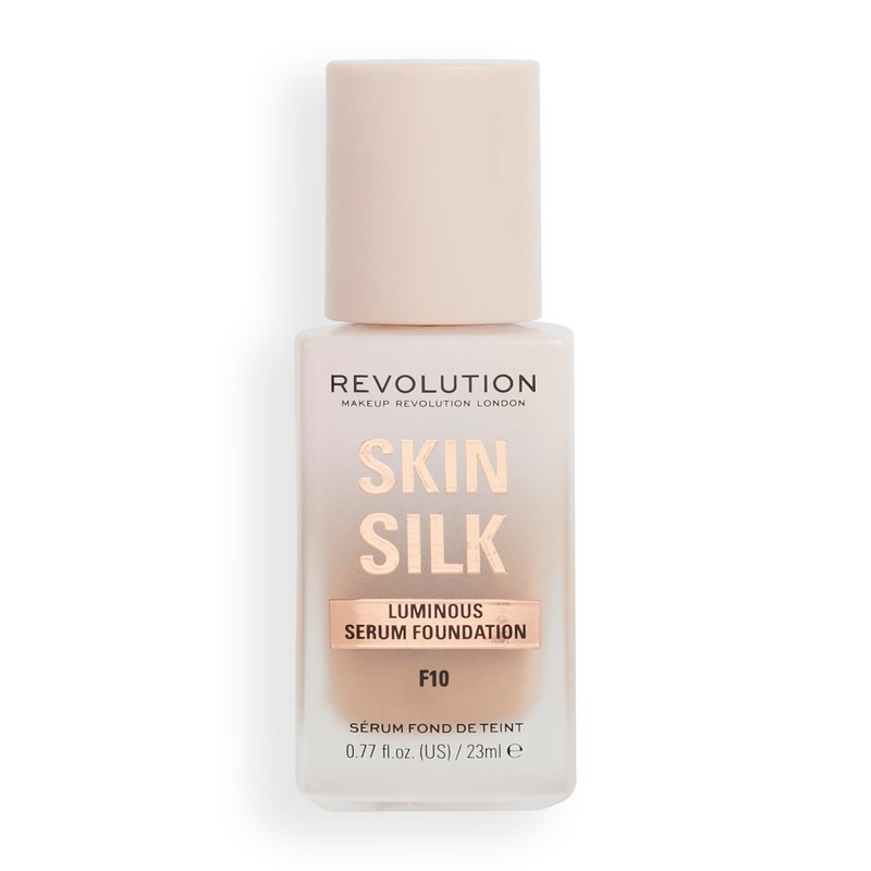 Makeup Revolution, Skin Silk Serum Foundation, Light to Medium Coverage,