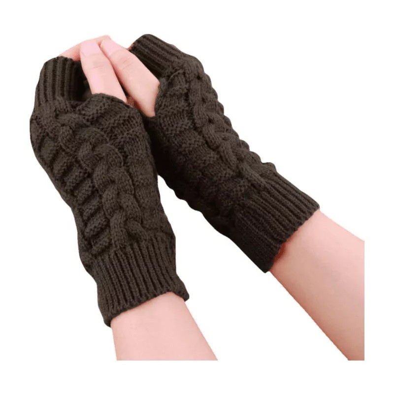 Patry Set 14x Pares Guantes Sin Dedos Frió Invierno Lana