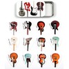 Tin of 12 Guitar Plectrums Featuring 24 Famous Guitars -
