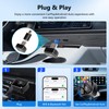 Motorsi 2-in-1 Wireless Carplay/Android Car Adapter, Converts Factory Wired to