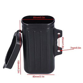 Acouto Caja de Herramientas de Motocicleta Soporte de Reparación Contenedor de Botella Plástico ABS Soporte de Herramientas de Motocicleta Contenedor de Herramientas de Caja de Almacenamiento