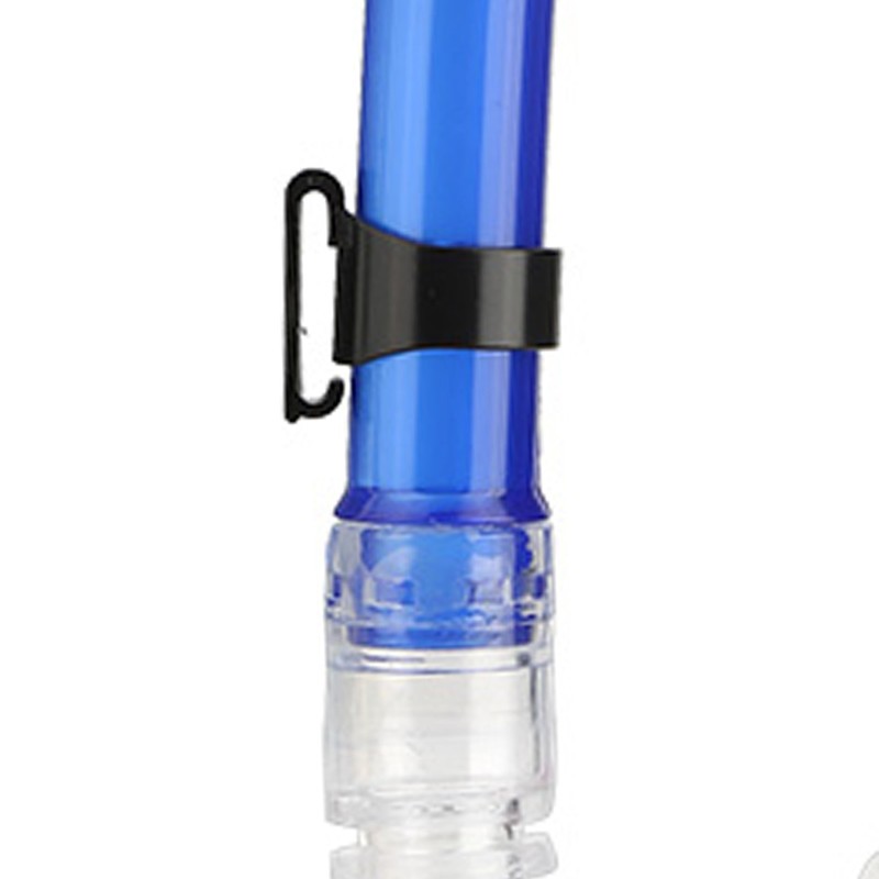 Full Dry Breathing Tube with Comfortable Silicone Mouthpiece and Single