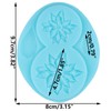 Christmas Flower Fondant Mold Poinsettia Flower Silicone Molds