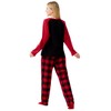 Giggling Getup Red Black Plaid Adult Womens Christmas Pajamas, Christmas