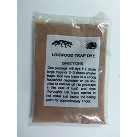 10 (1lb Packs) of Logwood Trap Dye Powder by Funke Trap Tags