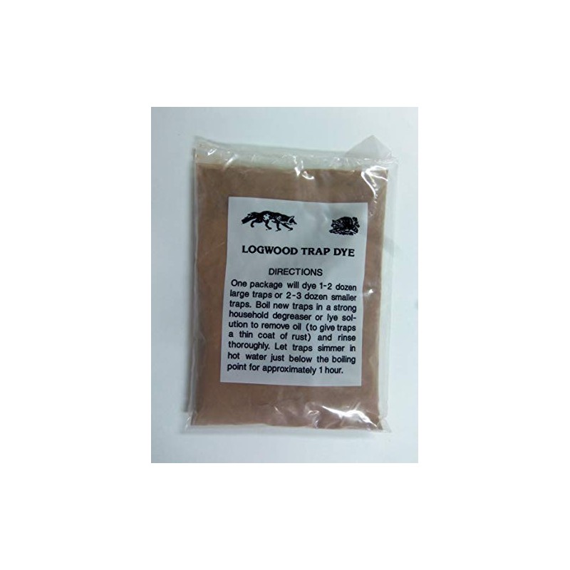 10 (1lb Packs) of Logwood Trap Dye Powder by Funke