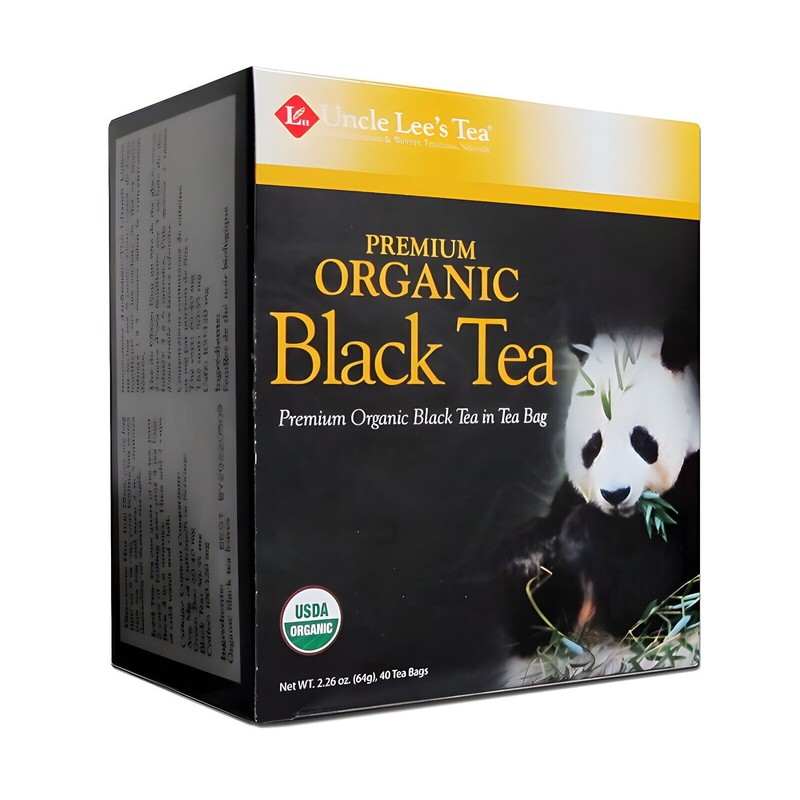 UNCLE LEE'S TEA ORGANIC BLACK TEA, (100 BAGS )