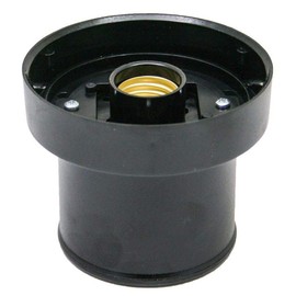 KASTLITE Twist Lock Post Top Fitter | Black Finish | Polycarbonate | Works with 4" Twist Lock Fitters