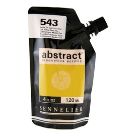 Sennelier : Abstract Acrylic Paint : 120ml : Satin : Cadmium Yellow Deep Hue