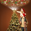 Christmas Tree Topper Star Lighted with 6 Projection Modes Projector