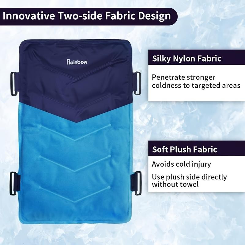 Back Ice Pack (13”x21”) - Reusable Gel Ice Wrap for