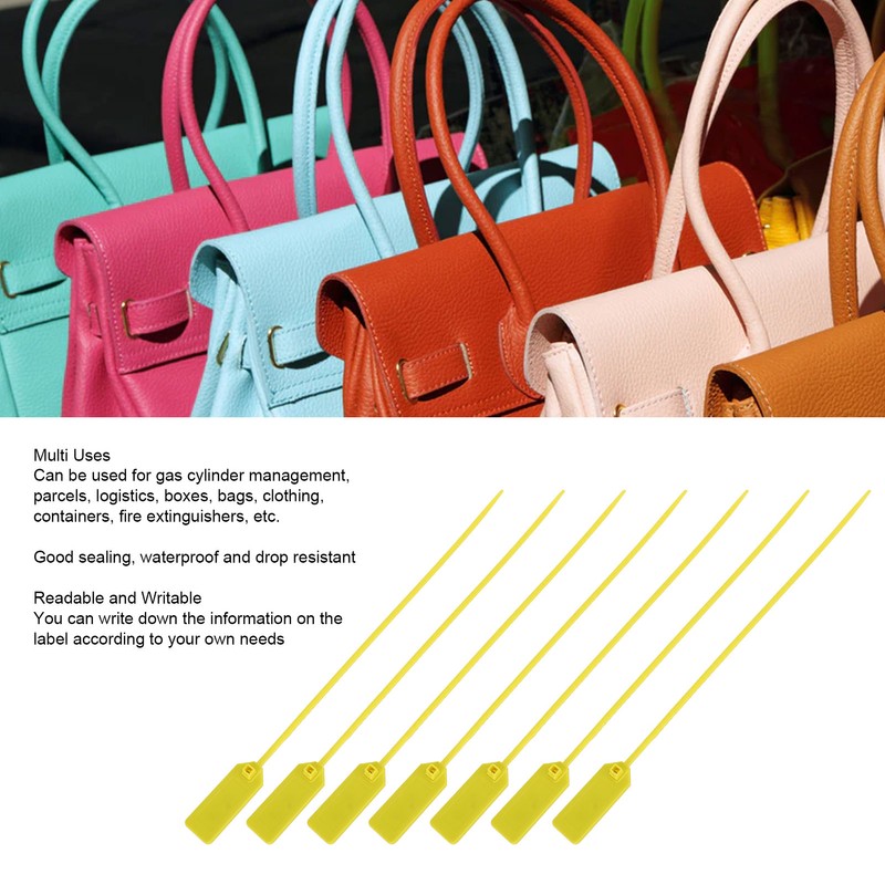 50pcs Zip Tie Tag Readable Writable 40KG Tensile Strength Self