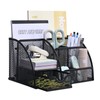 MumdoYAL Desk Organiser, Mesh Metal Office Organiser with Drawer and
