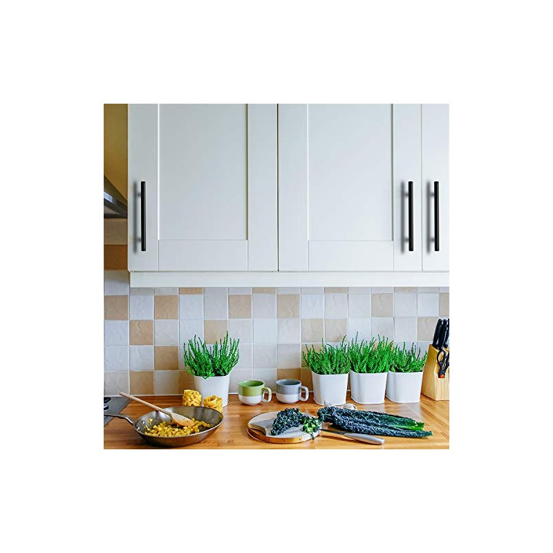 Ravinte 32 Pack 6 inch Cabinet Pulls Matte Black Stainless