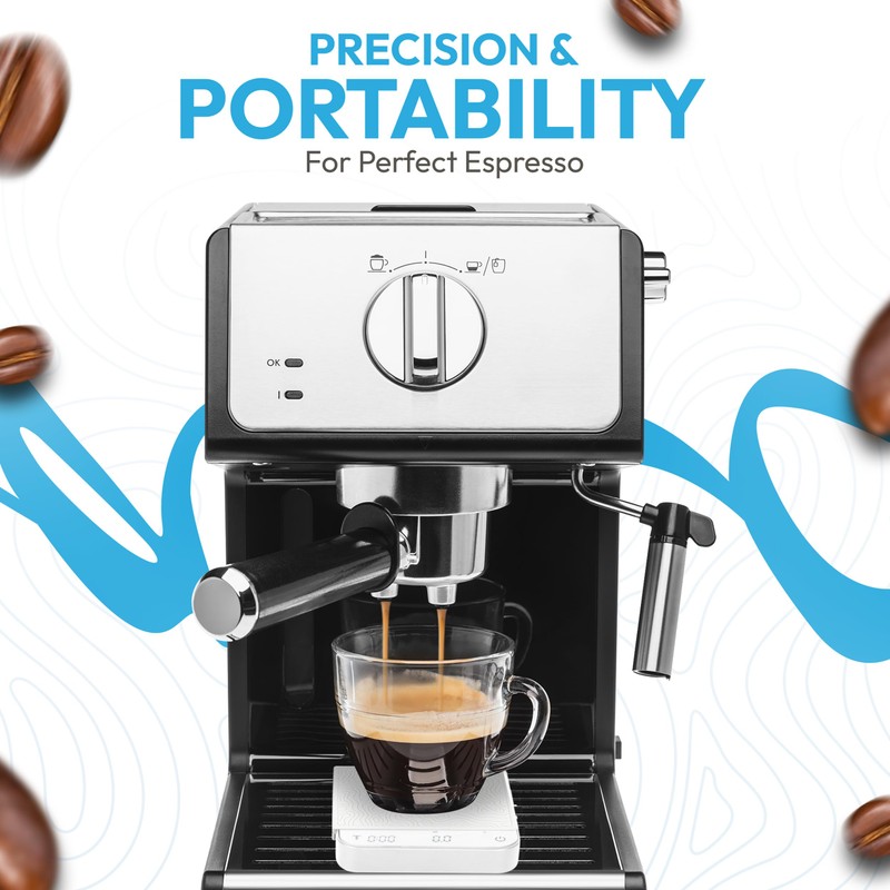Mini Coffee Scale with Timer – Digital Barista Weight Scale