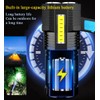 Wrrozz LED Flashlight USB Rechargeable, High Lumens Tactical Light with