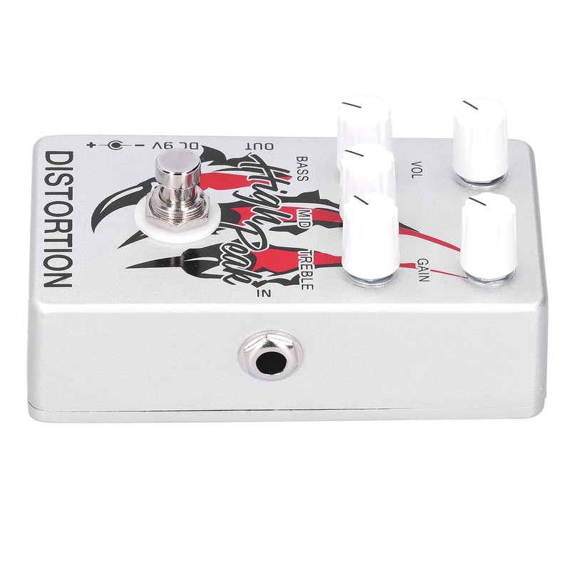 Distortion Pedal Electronic Guitar High Gain Effect Effector 9V DC