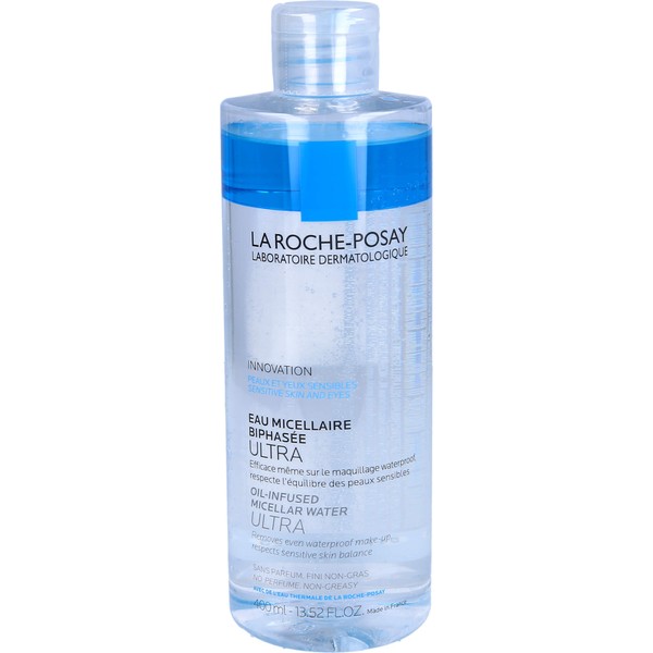 LA ROCHE-POSAY Oil-Infused Micellar Water Ultra Reinigungsfluid, 400 ml Lösung