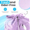 Large Mesh Laundry Bag - Carry Handles, Secure Drawstring Closure,