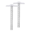 T-Shaped Square Ruler T-Square Plastic Transparent T Ruler for Drafting