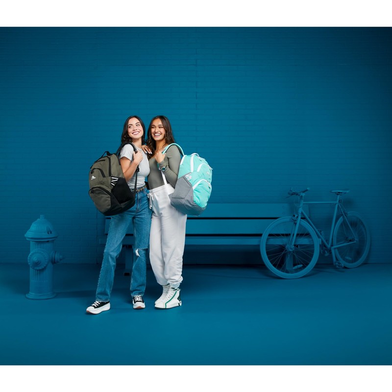 High Sierra Swoop Backpack with 17" Laptop Pocket, Aqua (Instore