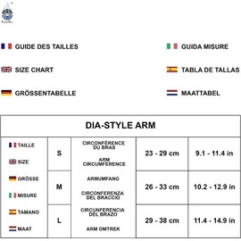 Guardian Enlite Sensor Fixing Tape, Elastic Band for Blood Glucose Monitor - Bark (S (23-29cm))