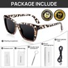 WEMOOTANTS Oversized Trendy Reading Sunglasses For Women 2.0+ Square UV