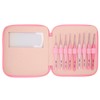 9pcs Crochet Hooks Set Professional High Accuracy Portable Soft Handle