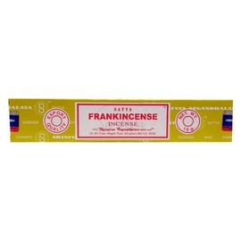 Satya Nag Champa Frankincense Incense Sticks | x1 pack | comes with SAMASIA bookmark | Incense can be used for Aromatherapy, Yoga, Meditation and Relaxation