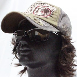 FashionBerry American Casual Style Cap, Embroidery, Patch, Beautiful Silhouette, Unisex, Deep Type, Large Size, UV Protection, Baseball Cap, 100% Cotton, brown/khaki, Free size