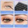 Mixed Length Individual False Eyelashes Kit, Natural Look Eyelash Extensions