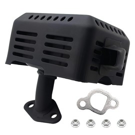 YGQ GX160 Muffler Silencer Assembly for Honda 5.5hp 6.5hp GX120 GX140 GX200 18310-ZF1-000 159cc predator 196 cc 173 212cc Motor Engine with Exhaust Deflector