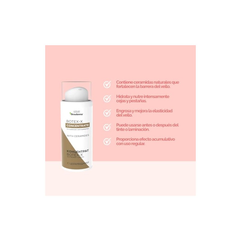 BOTEX‑X – Concentrado Reparador Profesional para Cejas y Pestañas (10 ml)