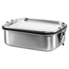 SILBERTHAL Brotdose Edelstahl mit Fächern – 1200ml Lunchbox Erwachsene –