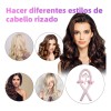 6pzs Curly Ondas En Cabello Rizos Sin Calor Tubo2 Scrunchie