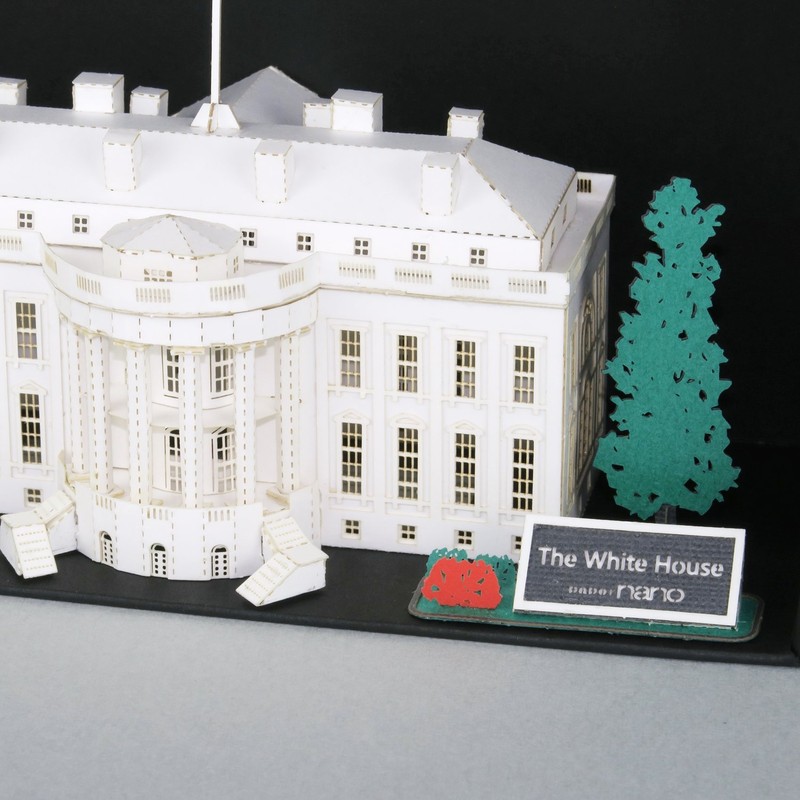 Paper Nano White House Building Kit