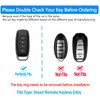 Tukellen for Nissan Key Fob Cover, Premium TPU Plated Case