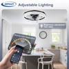 Depuley Ceiling Fans with Lights and Remote: 16" Modern Low