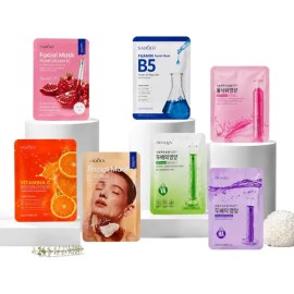 Pack 20 Mascarillas Faciales Coreanas Hidratantes Skinova                                                                                             