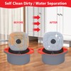 Tidy Monster [2025 Upgraded] Spin Mop Bucket System Set with