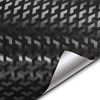 VViViD Designer Black Carbon Fiber Vinyl Wrap (Triangle Carbon, 25ft