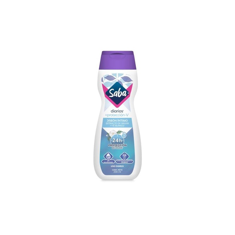 Jabón Íntimo Saba Diarios +Protección-V 200 ml