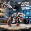 2 in 1 Dinosaur Building Blocks Set 422 PCS Transforming