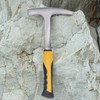 Brick Hammer Rubber Handle Impact Resistant Geological Pointed Head Duckbill