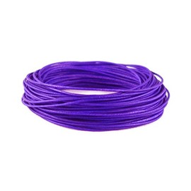 Cords Craft Round Leather Cord 1mm for Jewelry Making Craft Bracelet, 10 Meters 10.93 Yards Leather Necklace Cord Rope for DIY Project Vintage Violet