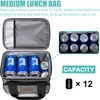 Tiblue Insulated Reusable Lunch Box for Office Work School Picnic