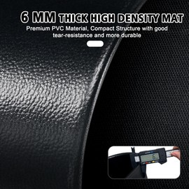 Peloton Bike Mat | 6mm Thick, Non-Slip Sweat-Proof Exercise Mat for Hardwood or Carpet, Treadmill/Stationary Spin Bike