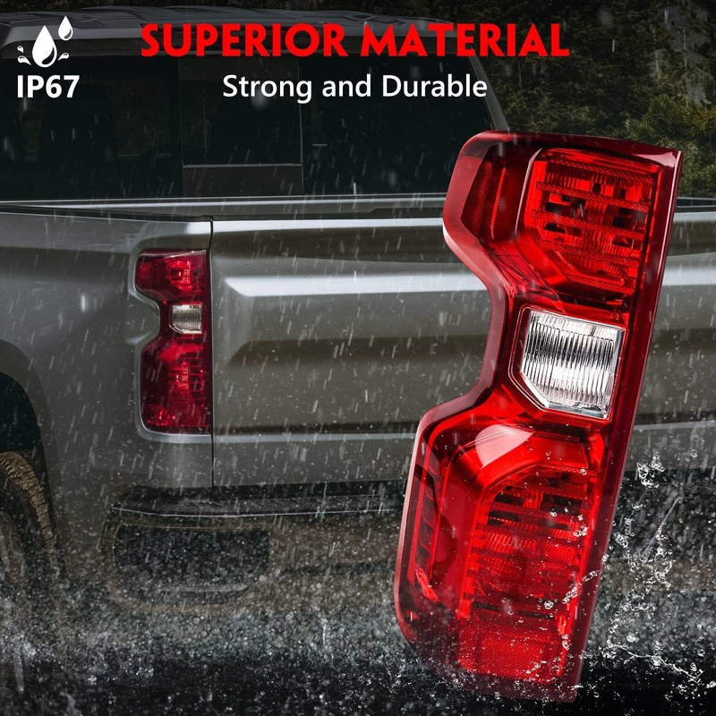 Huray Tail Light Rear Lamp for Chevy Silverado 2019 2020