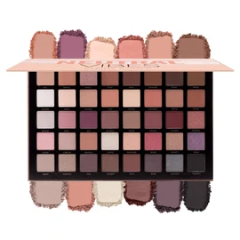 40 Colors Shimmer Smokey Eye Shadow Palette Matte Glitter Ultra Pigment Makeup Eyeshadow Powder Blendable Contour Eye Shadow Daily Neutral Natural Eye Makeup Beginner Cosmetics