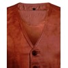 Infinity Leather Men's Goat Suede Classic Smart Soft Leather Vest,